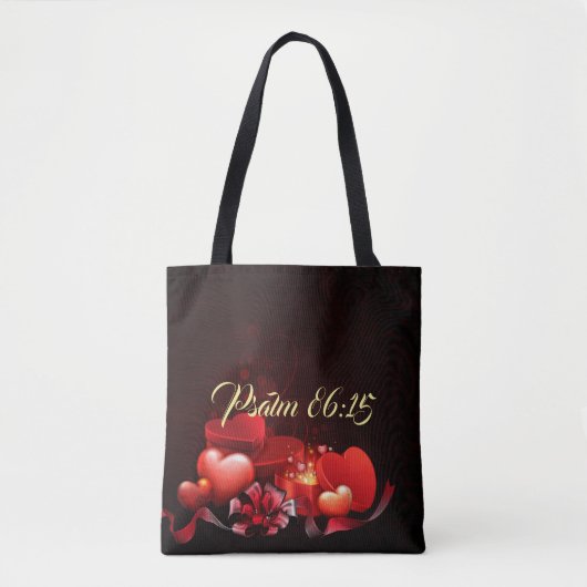Jesus Liebe Ich überdrucke Tasche, Mittel Tasche (Vorderseite)