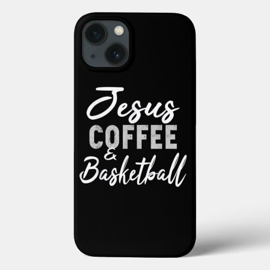 Jesus Liebe | Jesus Coffee and Basketball Case-Mate iPhone Hülle (Rückseite)