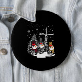 Jesus-Liebe| Jesus Faith Hope Liebe Snowman Button (Beispiel)