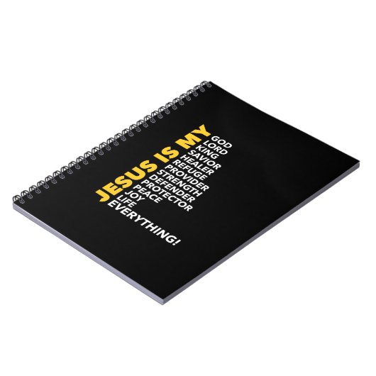 Jesus Liebe | Jesus ist mein Gott, mein Herr, mein Notizblock (Linke Seite)