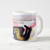 jesus liebe Jumbo-Tasse (Vorderseite Rechts)