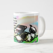 jesus liebe Jumbo-Tasse (Vorderseite Rechts)