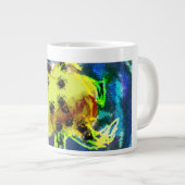Jesus Liebe Jumbo-Tasse (Vorderseite Rechts)