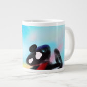 Jesus Liebe Jumbo-Tasse (Vorderseite Rechts)