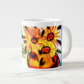 Jesus Liebe Jumbo-Tasse (Vorderseite Rechts)