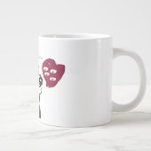 Jesus Liebe Jumbo-Tasse (Rechts)