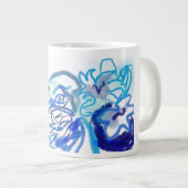 Jesus-Liebe Jumbo-Tasse (Vorderseite Rechts)