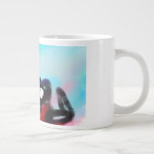 Jesus Liebe  Jumbo-Tasse (Rechts)