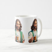 Jesus Liebe Kaffee lang Kaffeetasse (VorderseiteRechts)