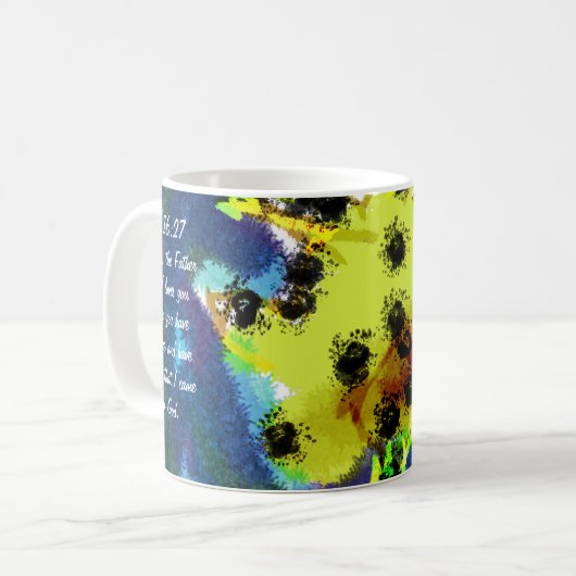 Jesus Liebe Kaffeetasse (Vorderseite Links)