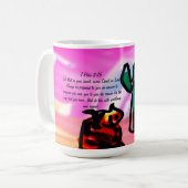 Jesus Liebe Kaffeetasse (Vorderseite Links)