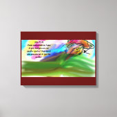 Jesus Liebe Leinwanddruck (Vorderseite)