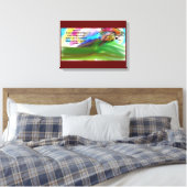 Jesus Liebe Leinwanddruck (Insitu (Schlafzimmer))