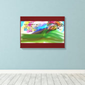 Jesus Liebe Leinwanddruck (Insitu (Holzboden))