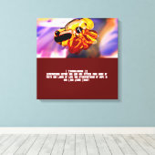 Jesus Liebe Leinwanddruck (Insitu (Holzboden))