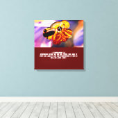 Jesus Liebe Leinwanddruck (Insitu (Holzboden))