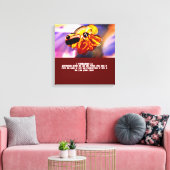 Jesus Liebe Leinwanddruck (Insitu (Wohnzimmer))