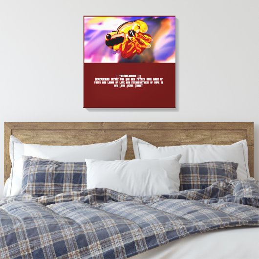 Jesus Liebe Leinwanddruck (Insitu (Schlafzimmer))