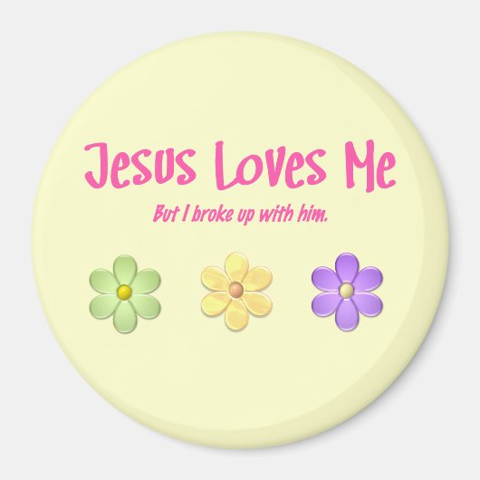 Jesus Liebe Magnet (Vorne)