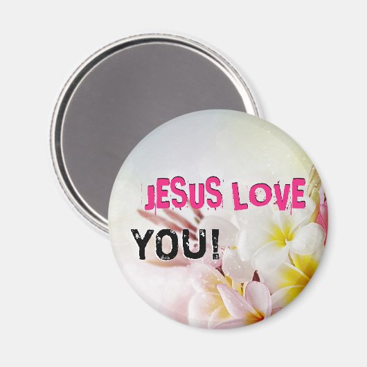 JESUS-LIEBE MAGNET (Vorderseite/Rückseite)
