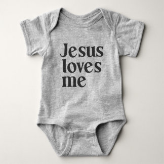 Jesus Liebe Me Bodysuit Baby Strampler