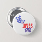 Jesus Liebe Me Button (Vorne & Hinten)