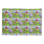 Jesus Liebe Me Dinosaurier Kissenbezug (Rückseite)