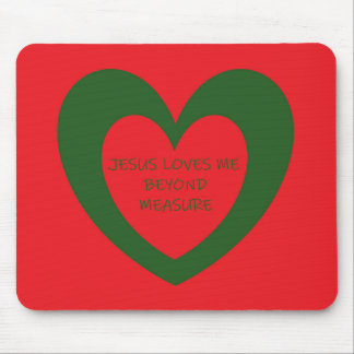 Jesus Liebe Me Mousepad