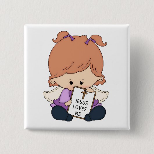 Jesus Liebe Me - Square Button (Vorderseite)