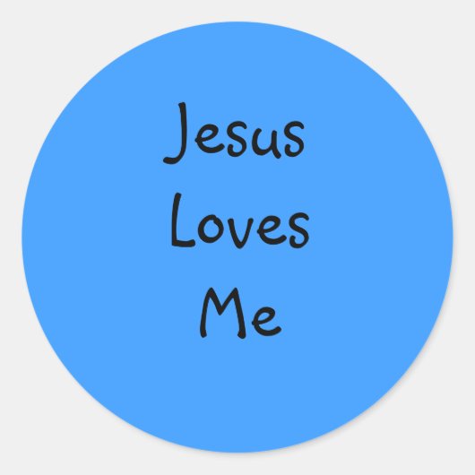 Jesus Liebe Me Stickers (Vorderseite)