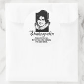 Jesus Liebe mich. Alle anderen halten mich für ein Runder Aufkleber (Tasche)