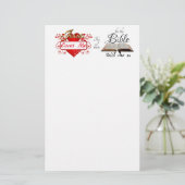 Jesus Liebe mich, das weiß ich ... Briefpapier (Stehend Vorderseite)