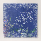 Jesus Liebe mich mit Musiknoten Puzzle (Horizontal)