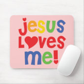 Jesus Liebe mich! -Mousepad Mousepad (Mit Mouse)
