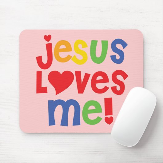 Jesus Liebe mich! -Mousepad Mousepad (Mit Mouse)