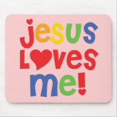 Jesus Liebe mich! -Mousepad Mousepad (Vorne)