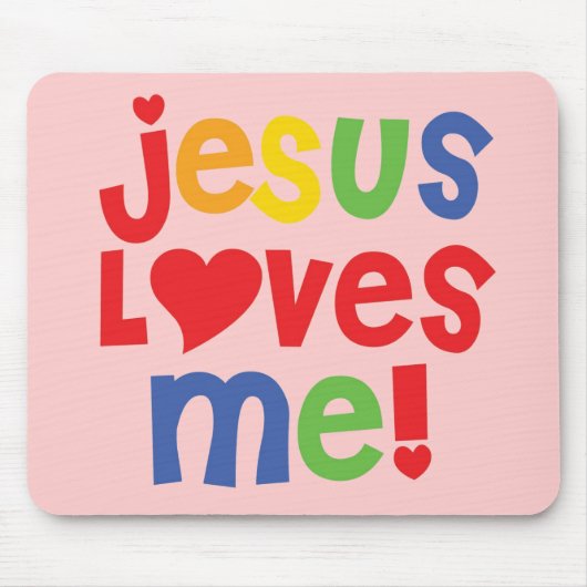 Jesus Liebe mich! -Mousepad Mousepad (Vorne)