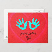 Jesus Liebe mich! Postkarte (Vorne/Hinten)