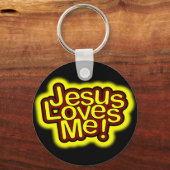 Jesus Liebe mich! Schlüsselanhänger (Vorderseite)