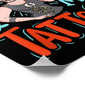Jesus Liebe mich und meine Tattoos Poster (Ecke)