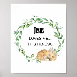 Jesus Liebe mir dies ich weiß Poster