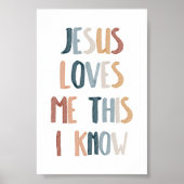 Jesus Liebe mir dieses Ich kenne Poster (Vorne)