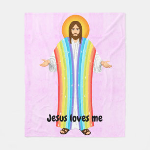 Jesus Liebe mir Fleecedecke