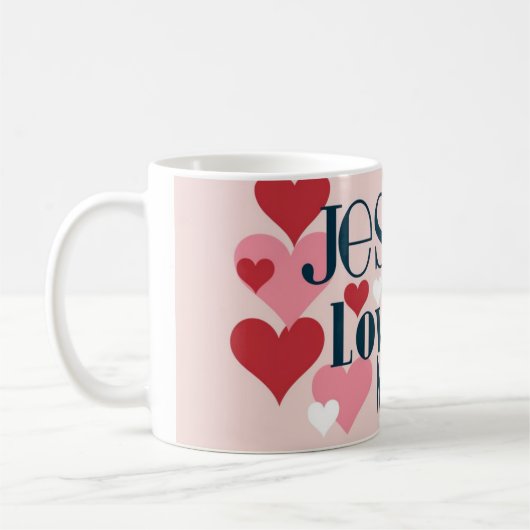 Jesus Liebe mir Kaffeetasse (Links)