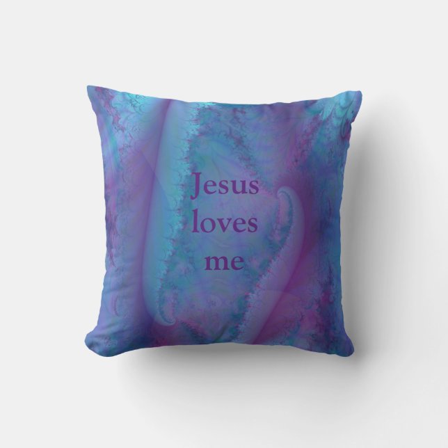 Jesus Liebe mir Kissen (Vorderseite)