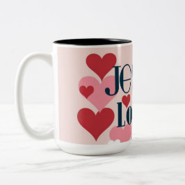 Jesus Liebe mir Zweifarbige Tasse