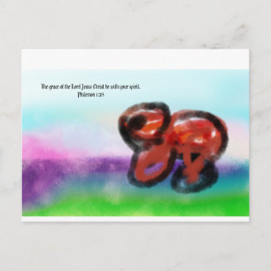 jesus liebe postkarte