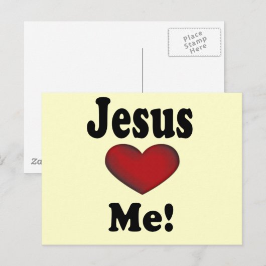 Jesus Liebe Postkarte (Vorne/Hinten)