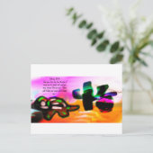 Jesus Liebe Postkarte (Stehend Vorderseite)