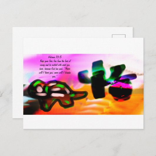 Jesus Liebe Postkarte (Vorne/Hinten)